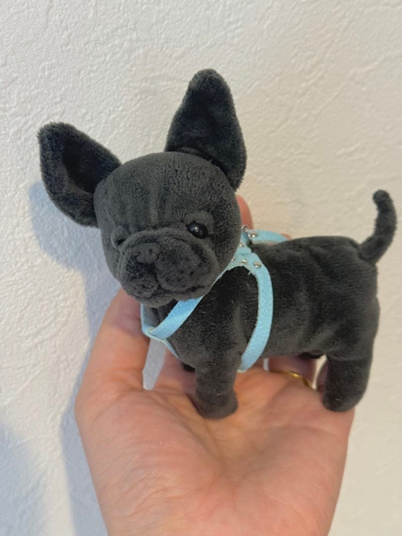 ★ハンドメイド★ いっしょにおでかけ フレンチブルドッグ ぬいぐるみ グレー
