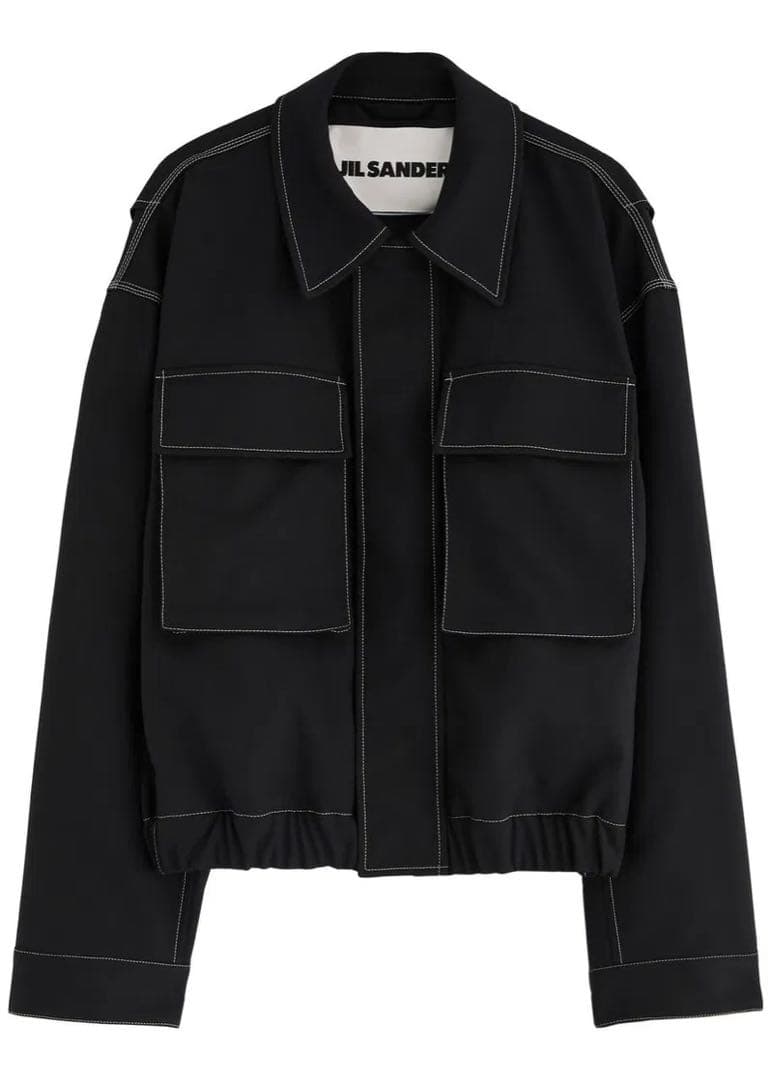 JIL SANDER 25ss ポリエステルステッチブルゾン