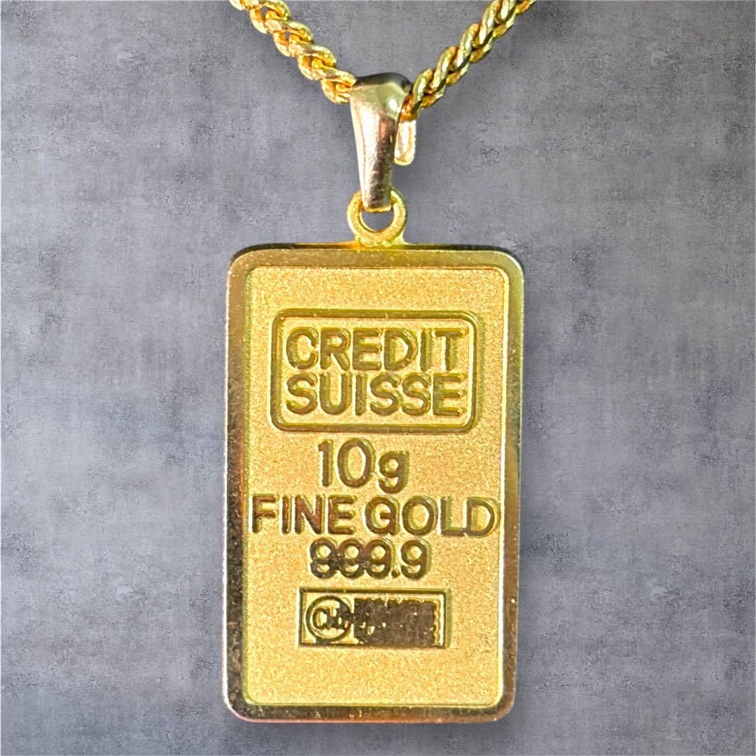 80 CREDIT SUISSE 10g ゴールドネックレス