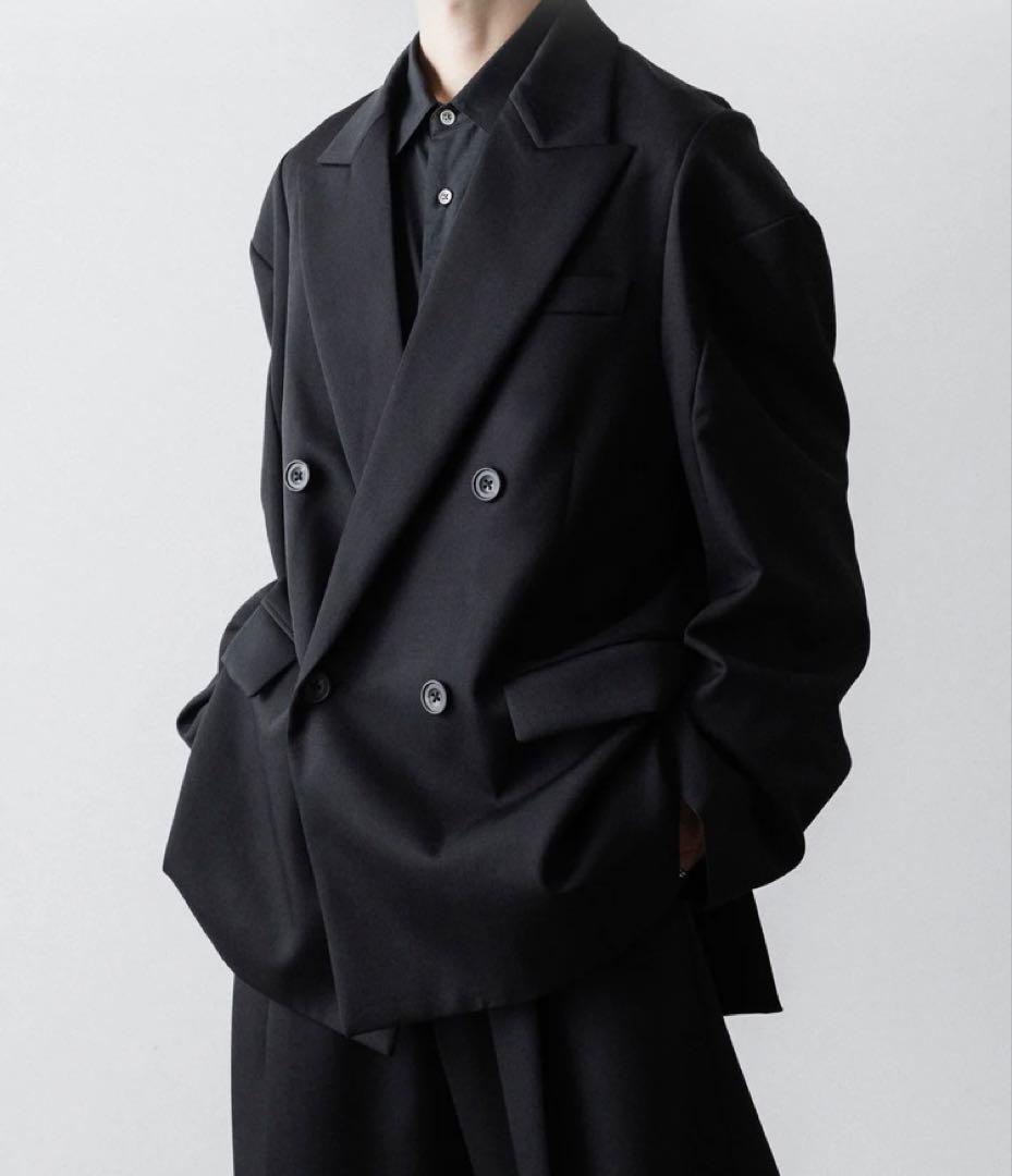 stein シュタイン DEFORMED SHOULDER JACKET 黒 S