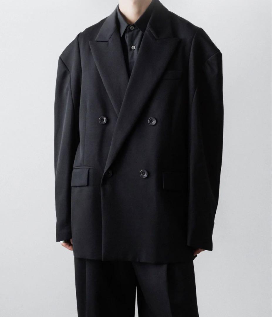 stein シュタイン DEFORMED SHOULDER JACKET 黒 S