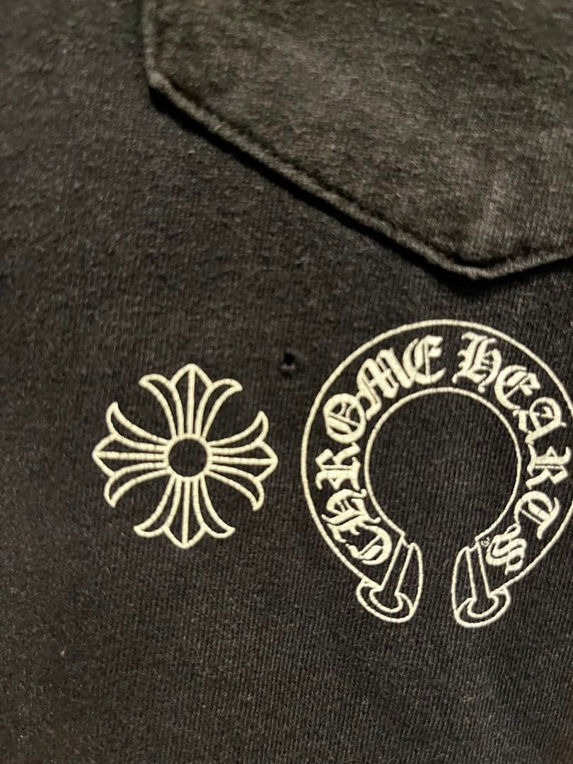 Chrome Hearts ポケットTシャツ ホースシューロゴ 難あり 正規