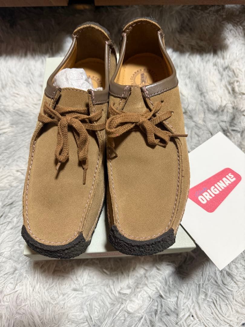 Clarks スエード ブラウン
