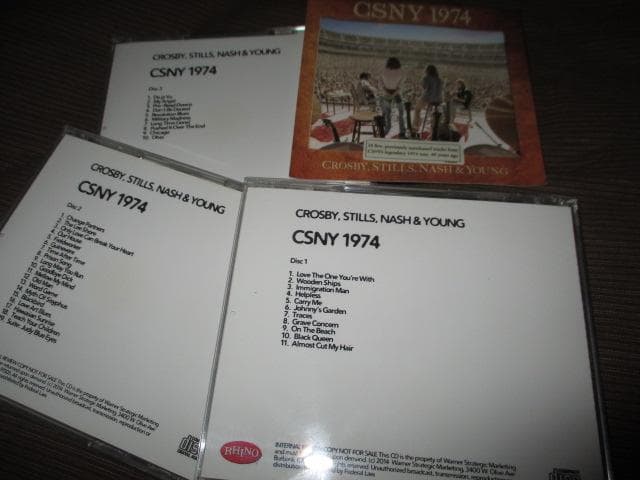 洋楽 crosby, stills, nash & young csny 1974