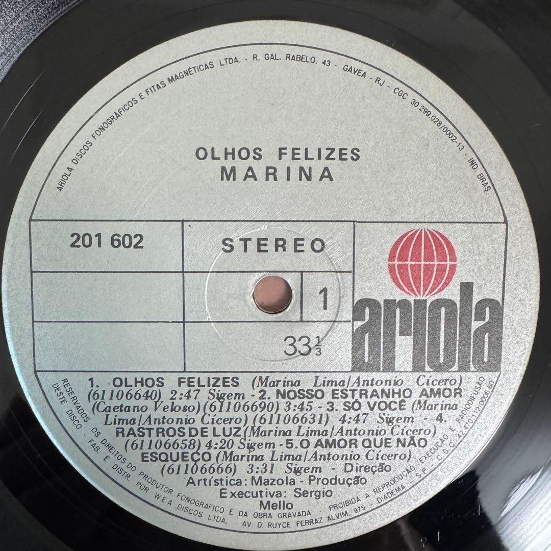 洋楽 Marina / Olhos Felizes