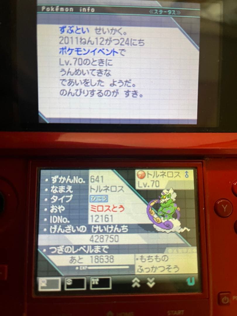 ポケットモンスター ブラック 配布ポケモン　色違い5種