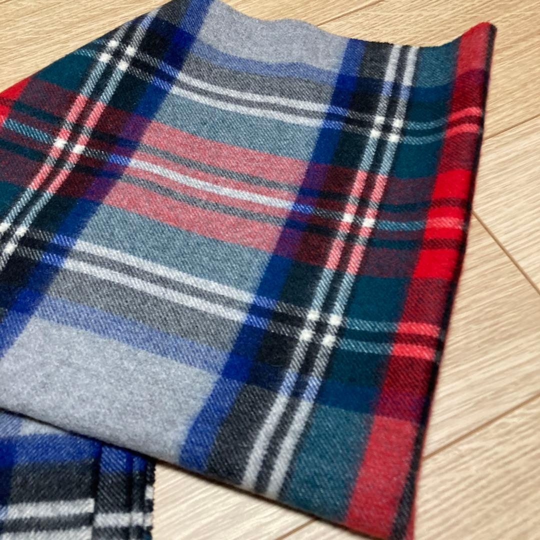 美品BEAUTY&YOUTH UNITED ARROWSカシミヤチェックストール