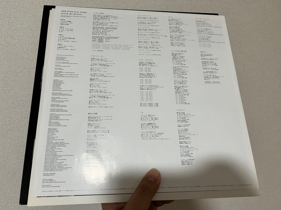 ミッシェルガンエレファント　ロデオタンデムビートスペクター アナログ盤　レコード